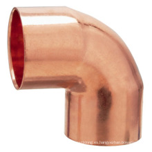 J9004 Codo de cobre de 90 grados CXC, 90 codo, racor de tubería de cobre, UPC, NSF SABS, aprobado por WRAS